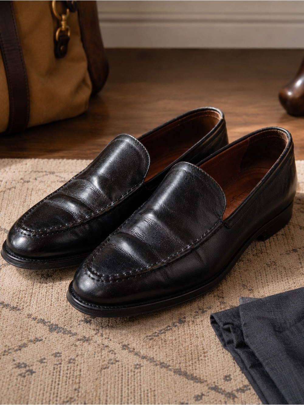 Vintage Allen Edmonds Cavanaugh Handsewn Loafers Men’s 8D